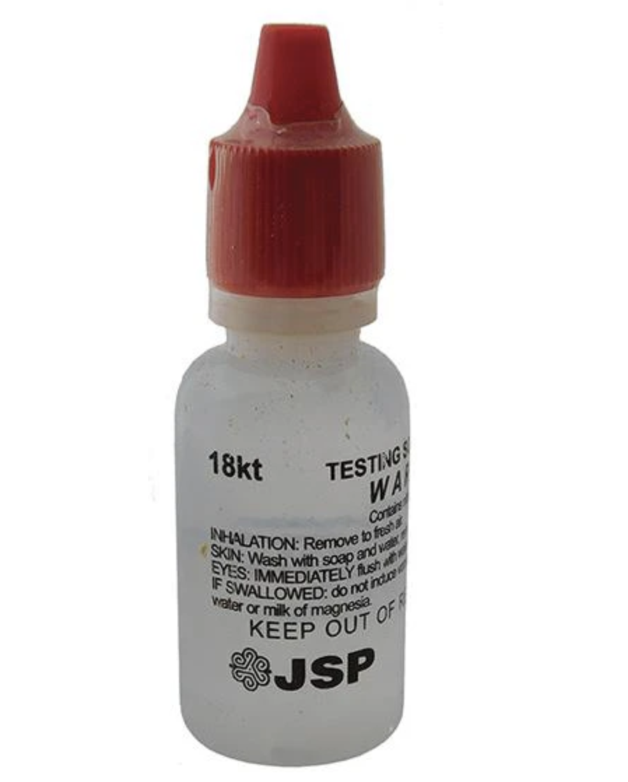 JSP Gold Acid Testing for 18kt