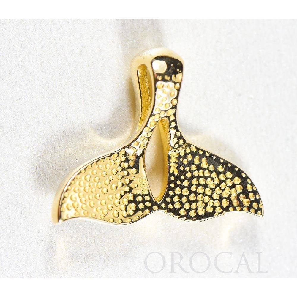Orocal Gold Quartz Whales Tail Pendant PWT24NQX-Destination Gold Detectors