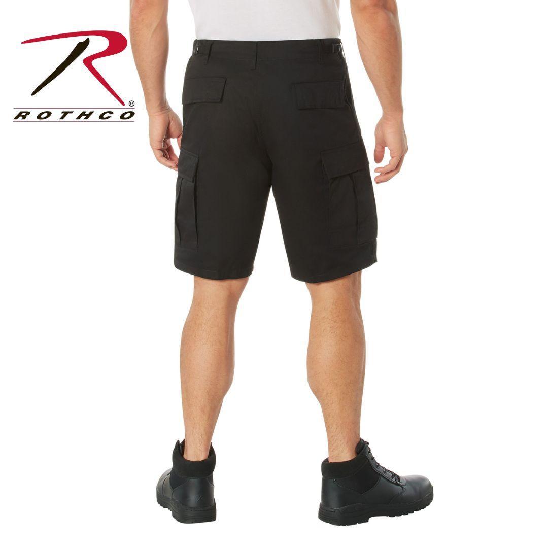 Rothco Black Tactical BDU Shorts-Destination Gold Detectors