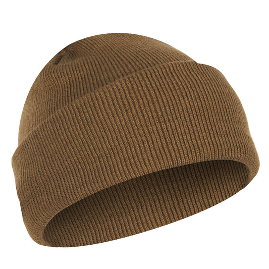 Rothco Deluxe Fine Knit Watch Cap Coyote Brown