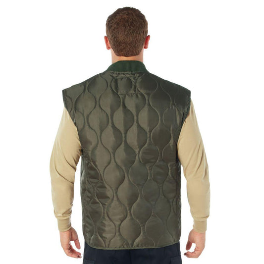 Rothco Quilted Woobie Vest - Olive Drab - Destination Gold Detectors