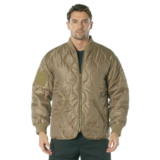 Rothco Brown Concealed Carry Quilted Woobie Jacket - Destination Gold Detectors
