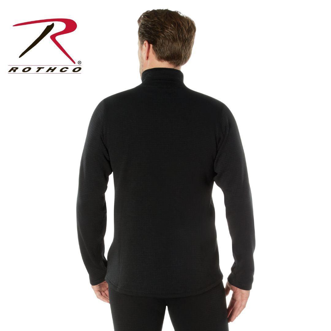 Rothco ECWCS Gen III Mid-Weight Underwear Top (Level II) - Black-Destination Gold Detectors