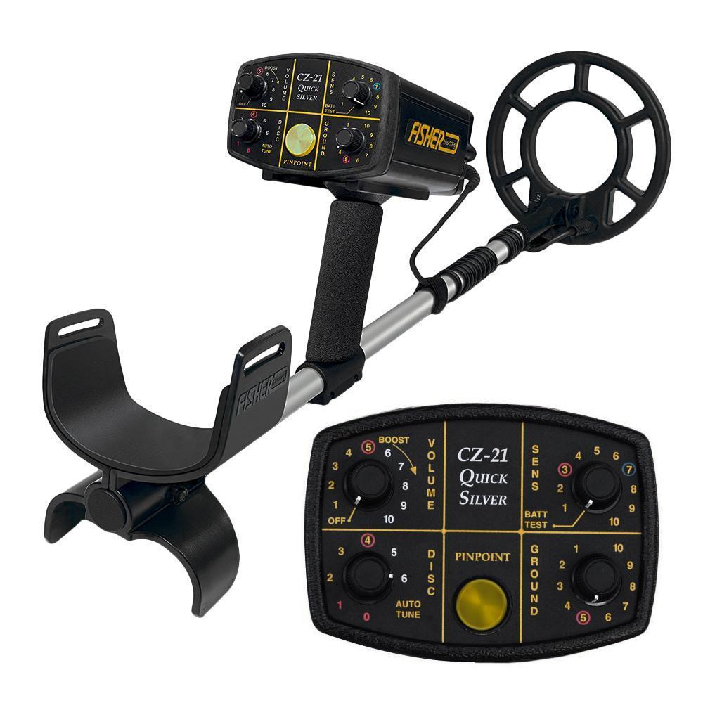 Fisher CZ 21 Quicksilver Metal Detector-Destination Gold Detectors