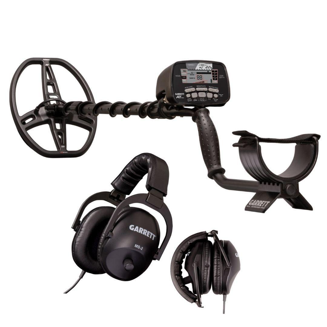 Garrett AT Pro Metal Detector with Headphones-Destination Gold Detectors