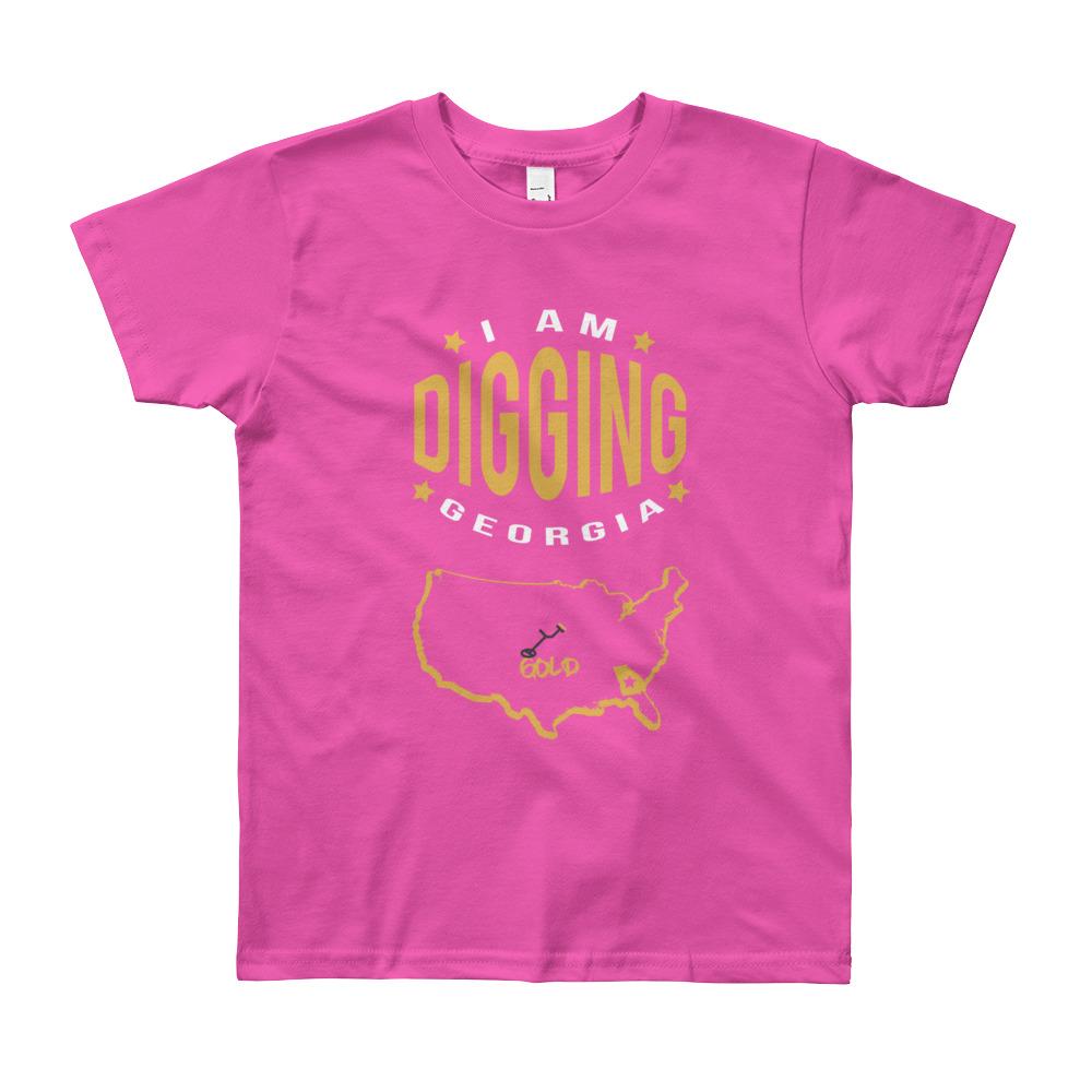 Georgia State Digger's Youth Tee-Destination Gold Detectors