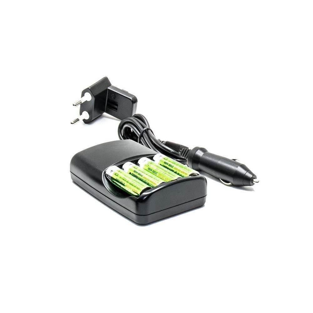 Nokta AC & Car Charger 4 x AA Rechargeable Batteries-Destination Gold Detectors