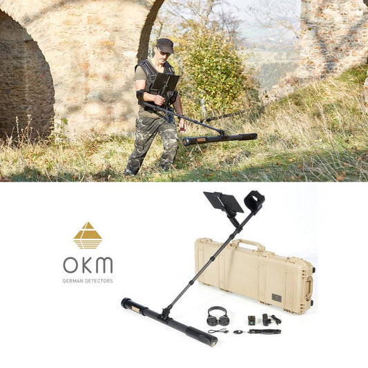 OKM Fusion Professional Plus 3D Metal Detector-Destination Gold Detectors