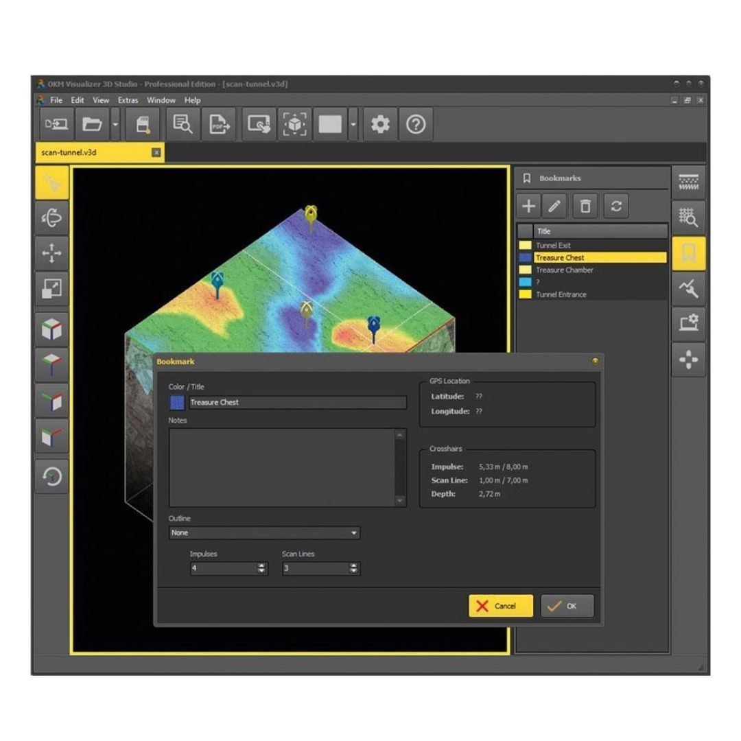 OKM Visualizer 3D Studio Professional Edition-Destination Gold Detectors