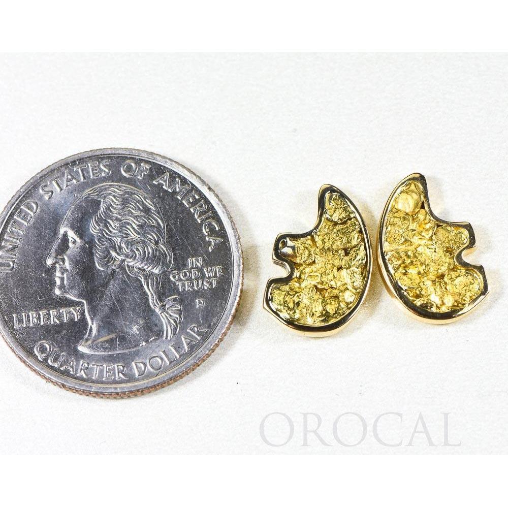 Orocal Gold Nugget Bear Earrings EBR1MOL-Destination Gold Detectors