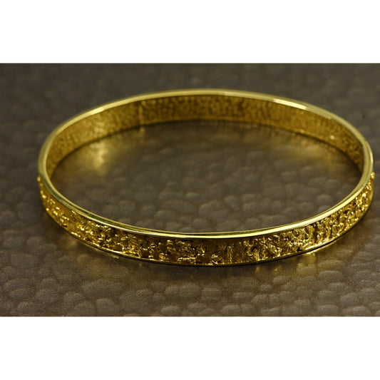 Orocal Gold Nugget Bracelet Bangle Style - BB7MM-Destination Gold Detectors