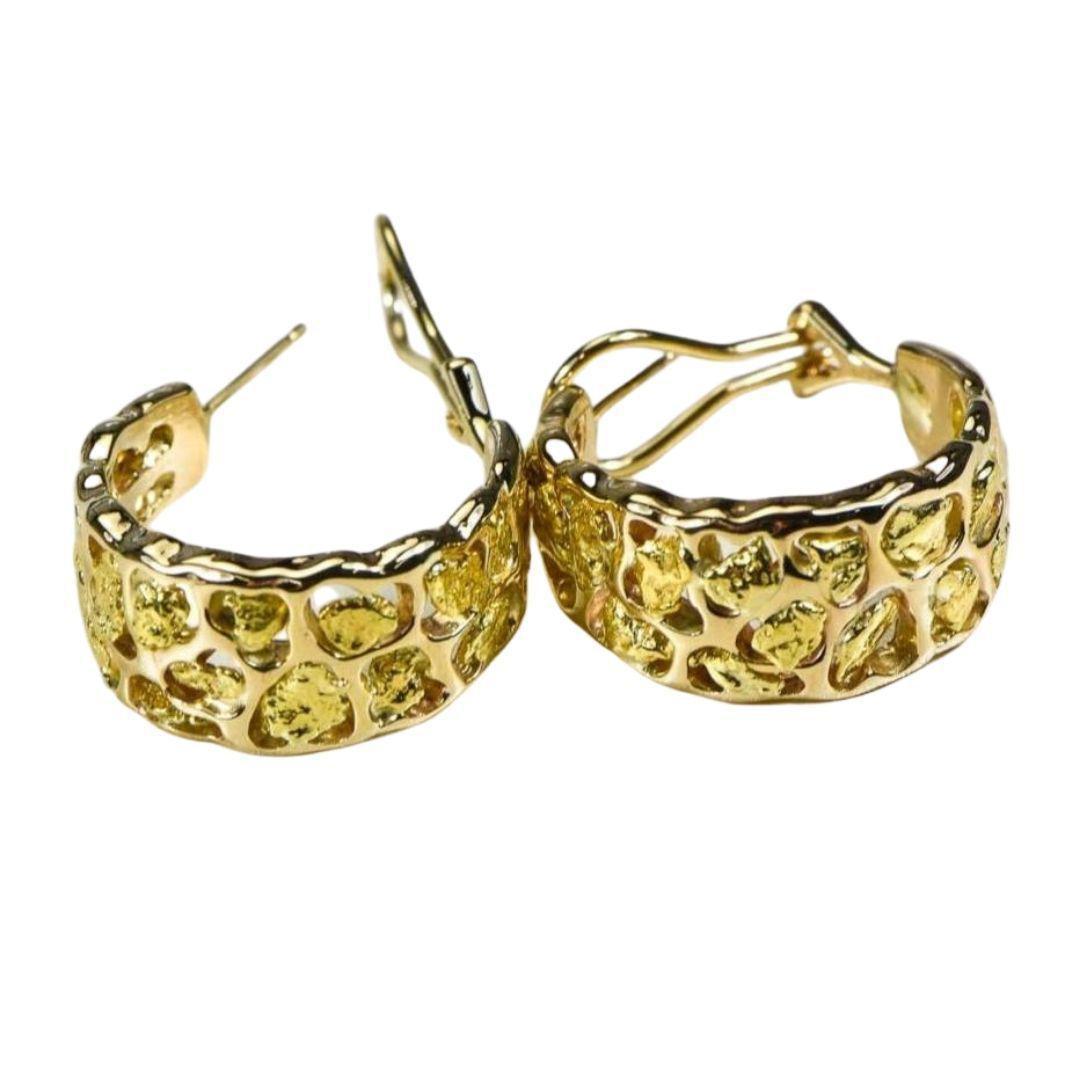 Orocal Gold Nugget Earrings EH184-Destination Gold Detectors
