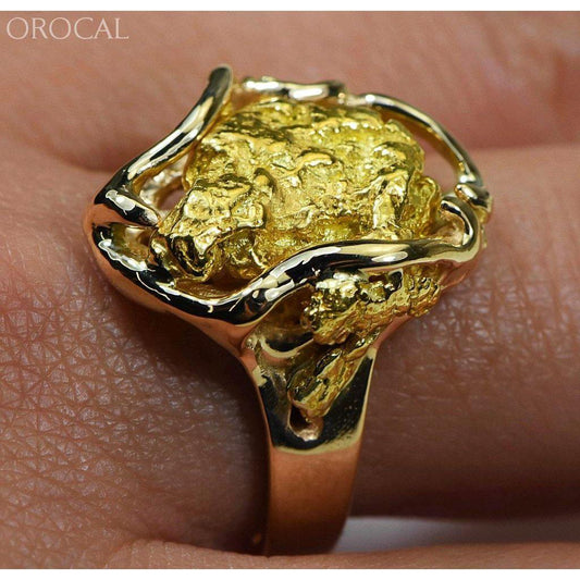 Orocal Gold Nugget Ladies Ring RL232L-Destination Gold Detectors