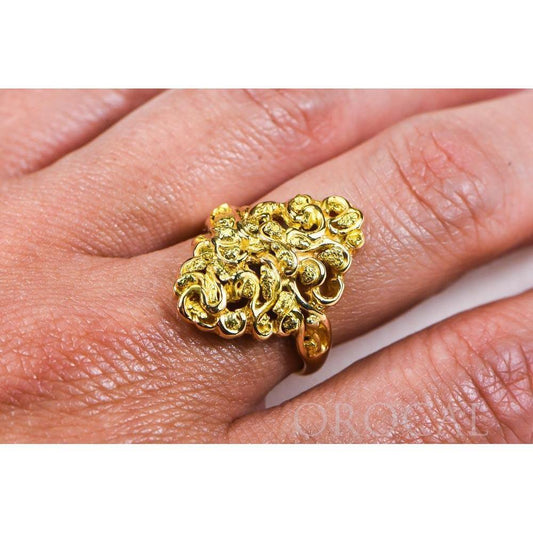 Orocal Gold Nugget Ladies Ring RL239-Destination Gold Detectors