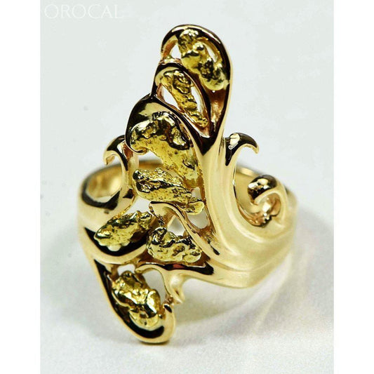 Orocal Gold Nugget Ladies Ring RL469-Destination Gold Detectors