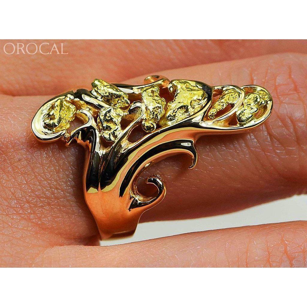 Orocal Gold Nugget Ladies Ring RL469-Destination Gold Detectors