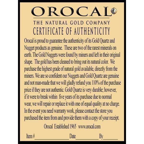 Orocal Gold Nugget Ladies Ring RL469-Destination Gold Detectors