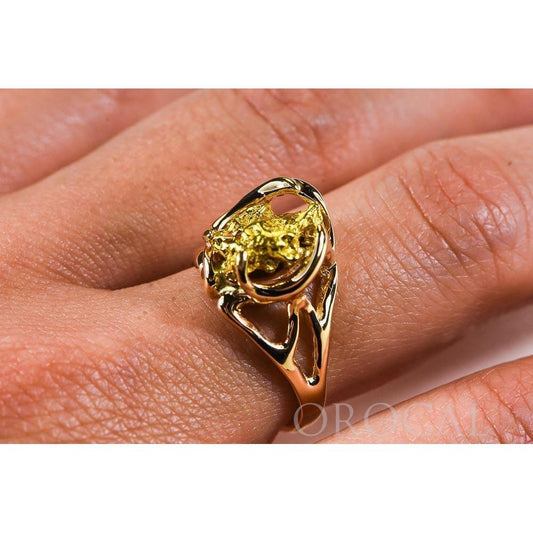 Orocal Gold Nugget Ladies Ring RL958N-Destination Gold Detectors