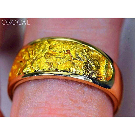 Orocal Gold Nugget Men's Ring RM10MMT-Destination Gold Detectors