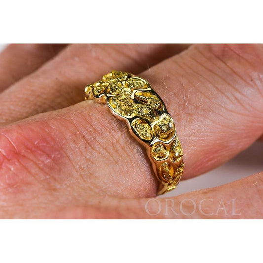 Orocal Gold Nugget Men's Ring RM210-Destination Gold Detectors