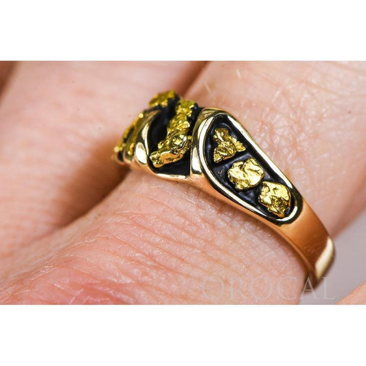 Orocal Gold Nugget Men's Ring RM487-Destination Gold Detectors
