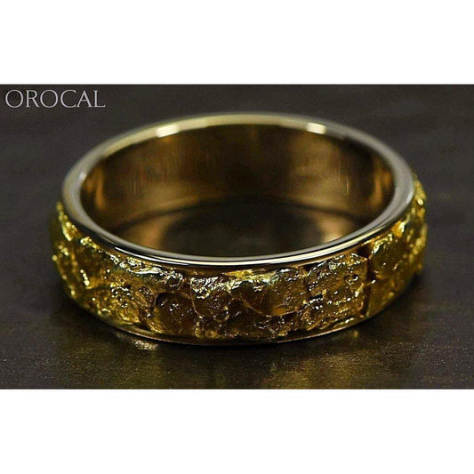 Orocal Gold Nugget Men's Ring RM6MM-Destination Gold Detectors