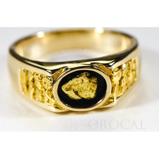 Orocal Gold Nugget Men's Ring RM73-Destination Gold Detectors