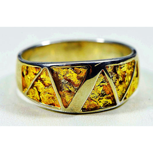 Orocal Gold Nugget Men's Ring RM883NSS-Destination Gold Detectors