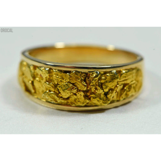 Orocal Gold Nugget Men's Ring RM8.5MMT-Destination Gold Detectors