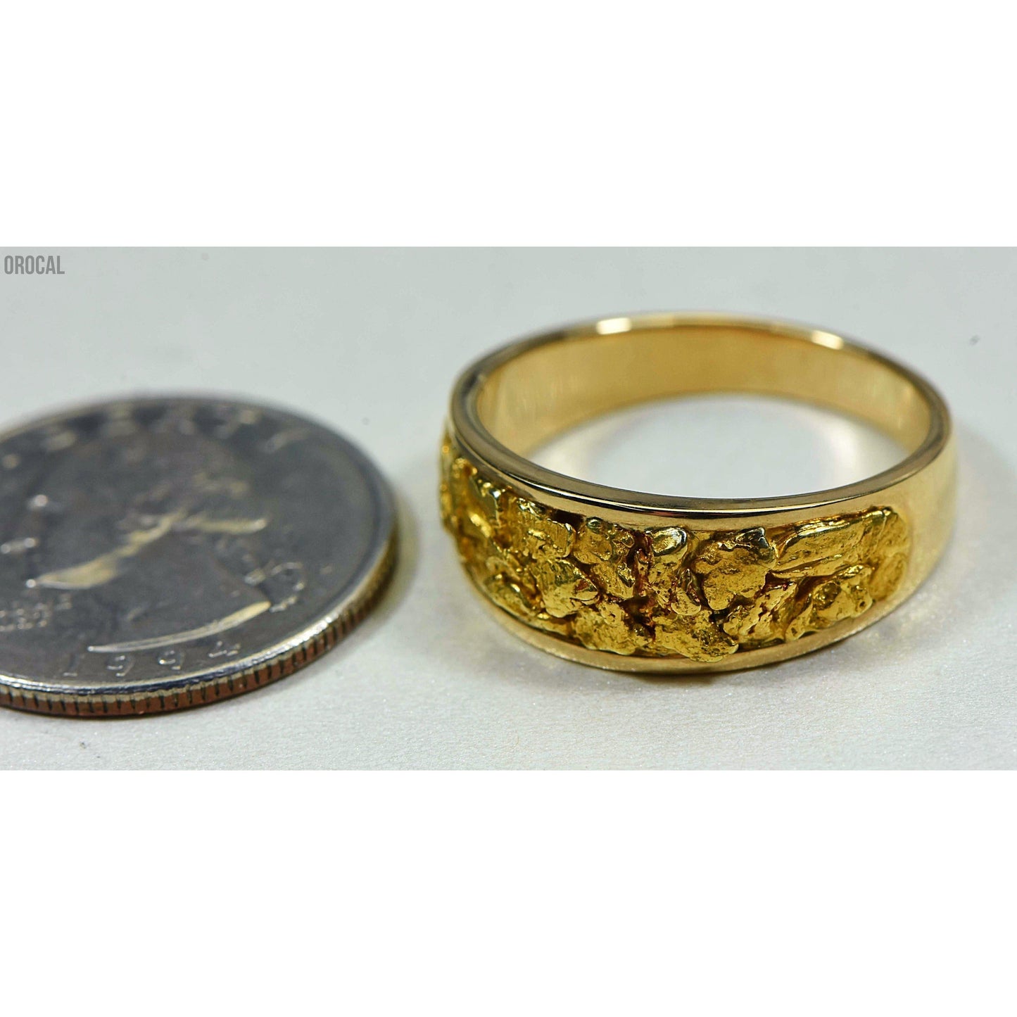 Orocal Gold Nugget Men's Ring RM8.5MMT-Destination Gold Detectors