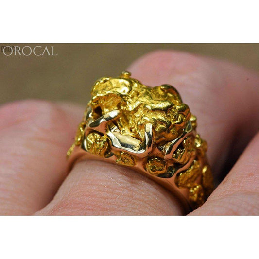 Orocal Gold Nugget Men's Ring RMEN102-Destination Gold Detectors