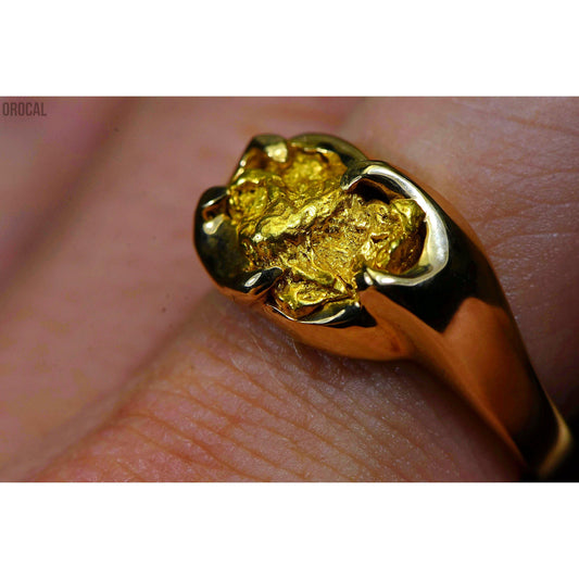 Orocal Gold Nugget Men's Ring RMEN120-Destination Gold Detectors