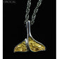 Orocal Gold Nugget Whale Tail Pendant PDLWT113NSS-Destination Gold Detectors