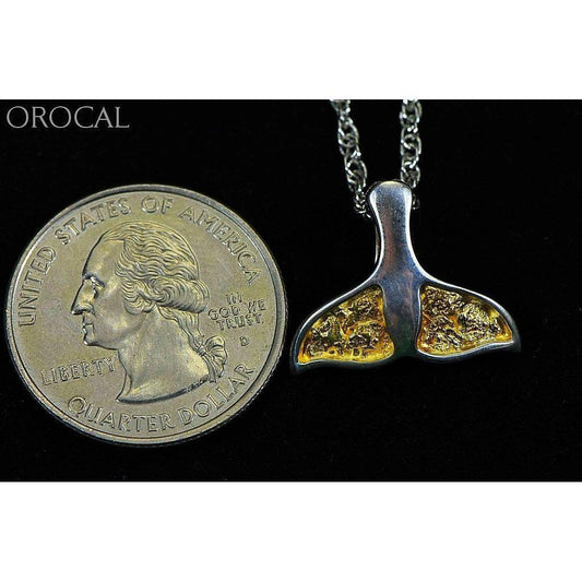 Orocal Gold Nugget Whale Tail Pendant PWT32NSSX-Destination Gold Detectors