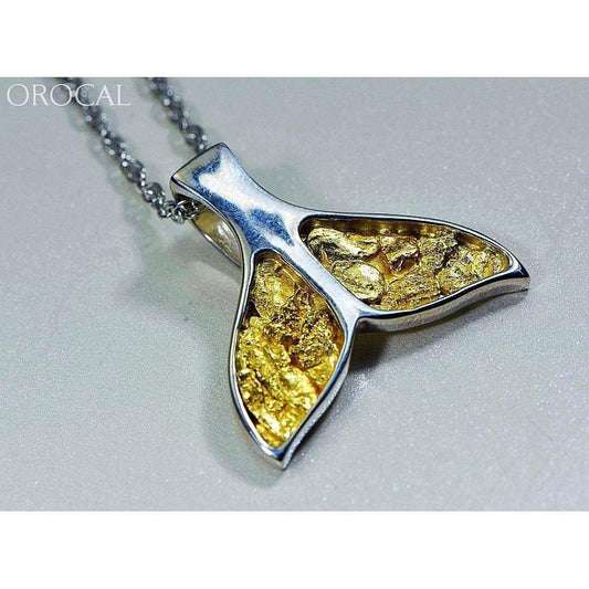 Orocal Gold Nugget Whale Tail Pendant PWT35NSSX-Destination Gold Detectors