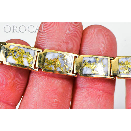 Orocal Gold Quartz Bracelet B9.5MMH11LQ-Destination Gold Detectors