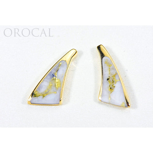 Orocal Gold Quartz Earrings EDL8SQ-Destination Gold Detectors