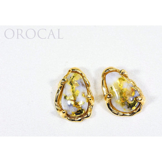 Orocal Gold Quartz Earrings EFFQ4-Destination Gold Detectors
