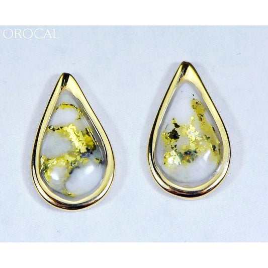 Orocal Gold Quartz Earrings EN433Q-Destination Gold Detectors