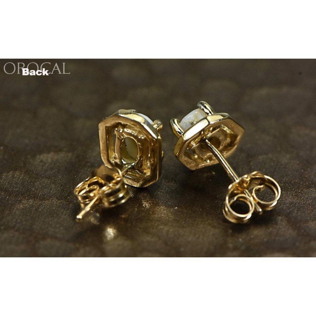Orocal Gold Quartz Earrings EN452Q-Destination Gold Detectors