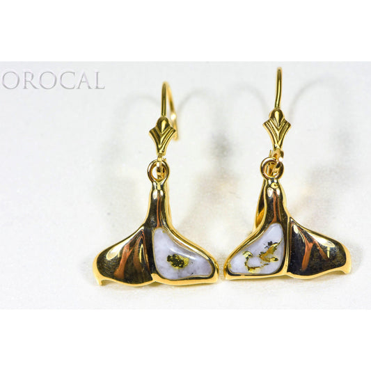 Orocal Gold Quartz Earrings Post Backs EDLWT12Q/LB-Destination Gold Detectors