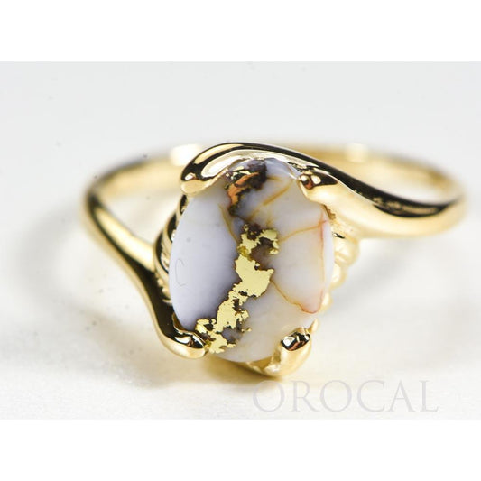 Orocal Gold Quartz Ladies Ring RL1010Q-Destination Gold Detectors