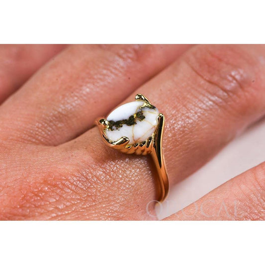 Orocal Gold Quartz Ladies Ring RL1010Q-Destination Gold Detectors