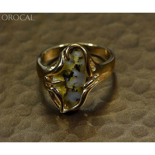 Orocal Gold Quartz Ladies Ring RL1031Q-Destination Gold Detectors