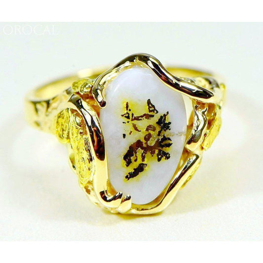 Orocal Gold Quartz Ladies Ring RL232Q-Destination Gold Detectors