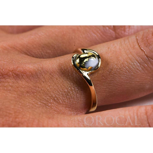 Orocal Gold Quartz Ladies Ring RL649Q-Destination Gold Detectors