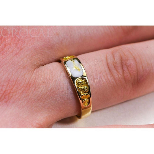 Orocal Gold Quartz Ladies Ring RL653OLQ-Destination Gold Detectors