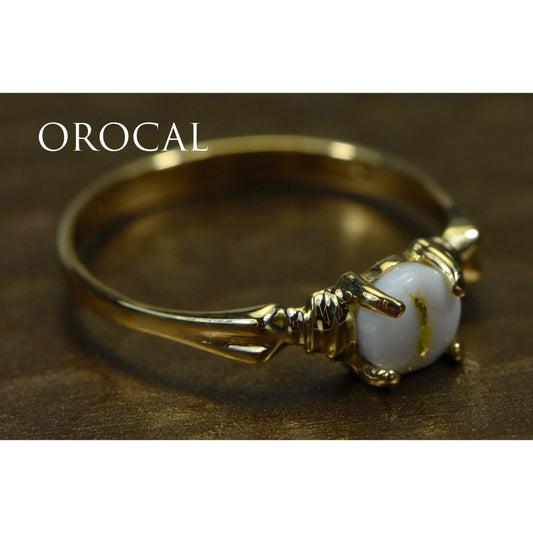 Orocal Gold Quartz Ladies Ring RL681Q5MM-Destination Gold Detectors