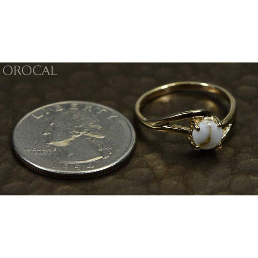 Orocal Gold Quartz Ladies Ring RL696Q-Destination Gold Detectors