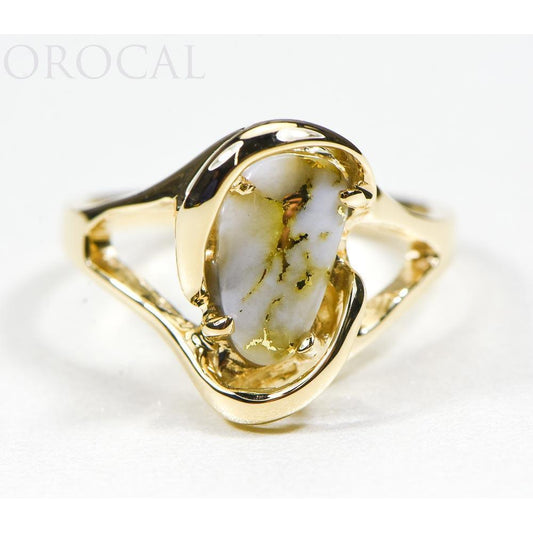 Orocal Gold Quartz Ladies Ring RL784SQ-Destination Gold Detectors
